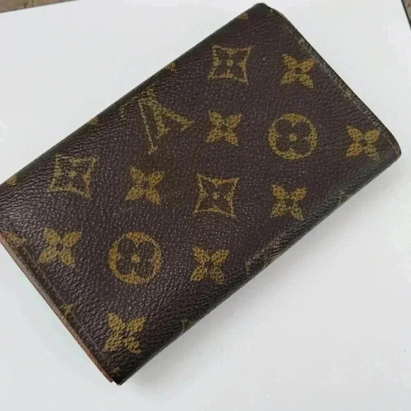 Louis Vuitton Monogram Viennois Wallet Luxury Monogram Coated Canvas Snap Closur - Picture 6 of 11